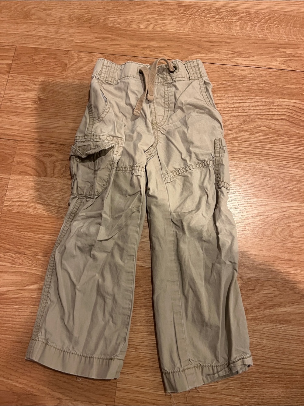 Carter's Tan Cargo Pants with Drawstring
